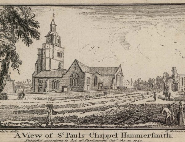 A View of St Paul’s Chappel Hammersmith