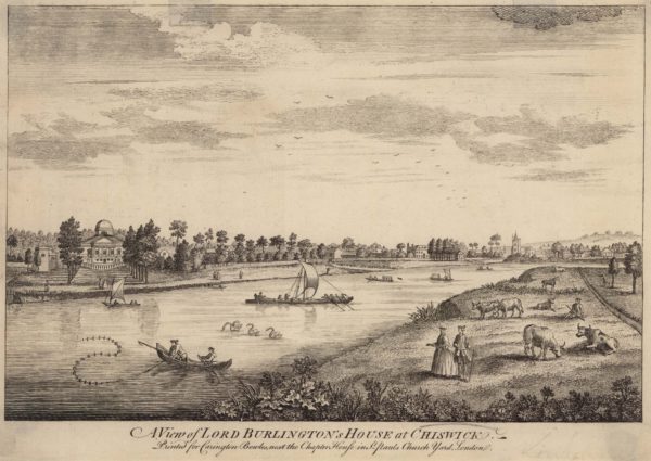 A View of Lord Burlington’s House at Chiswick