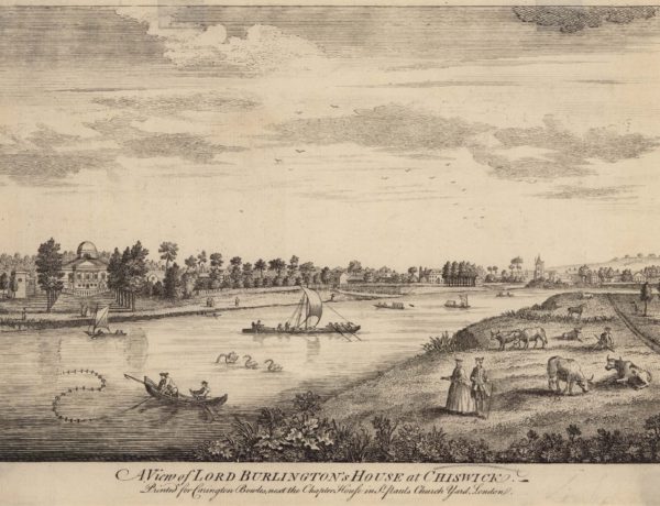 A View of Lord Burlington’s House at Chiswick