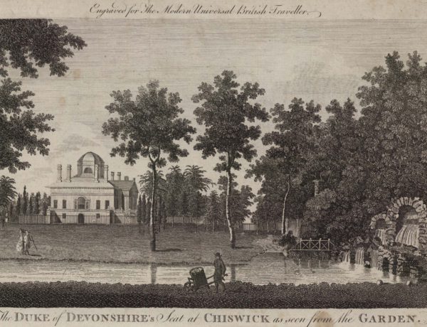 The Duke of Devonshire’s Seat at Chiswick as seen from the Garden