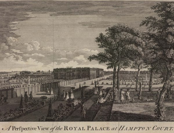 A Perspective View of the Royal Palace at Hampton Court