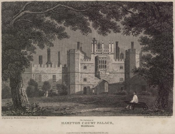 The Entrance to Hampton Court Palace Middlesex