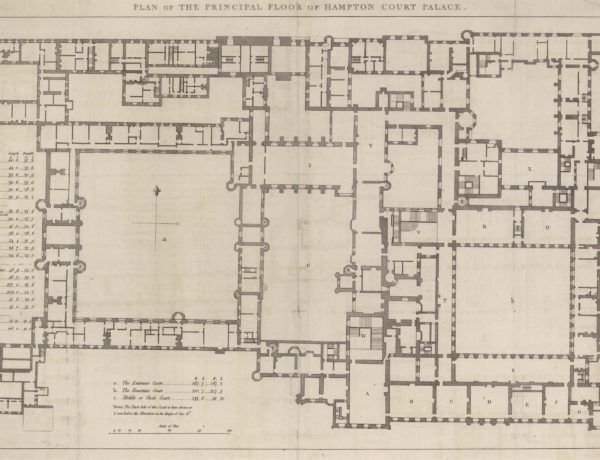 Plan of the Principal Floor of Hampton Court Palace