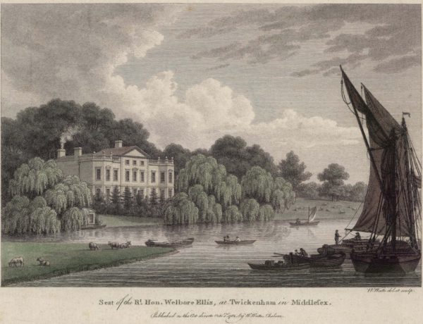 Seat of the Rt. Hon. Welbore Ellis at Twickenham in Middlesex