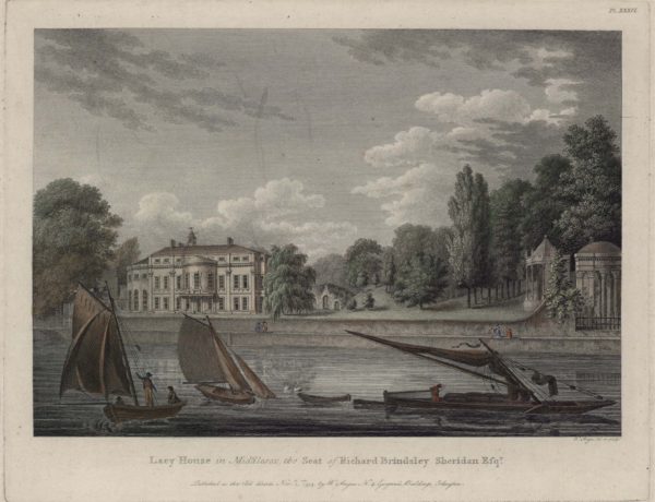 Lacy House in Middlesex the Seat of Richard Brindsley Sheridan Esqr