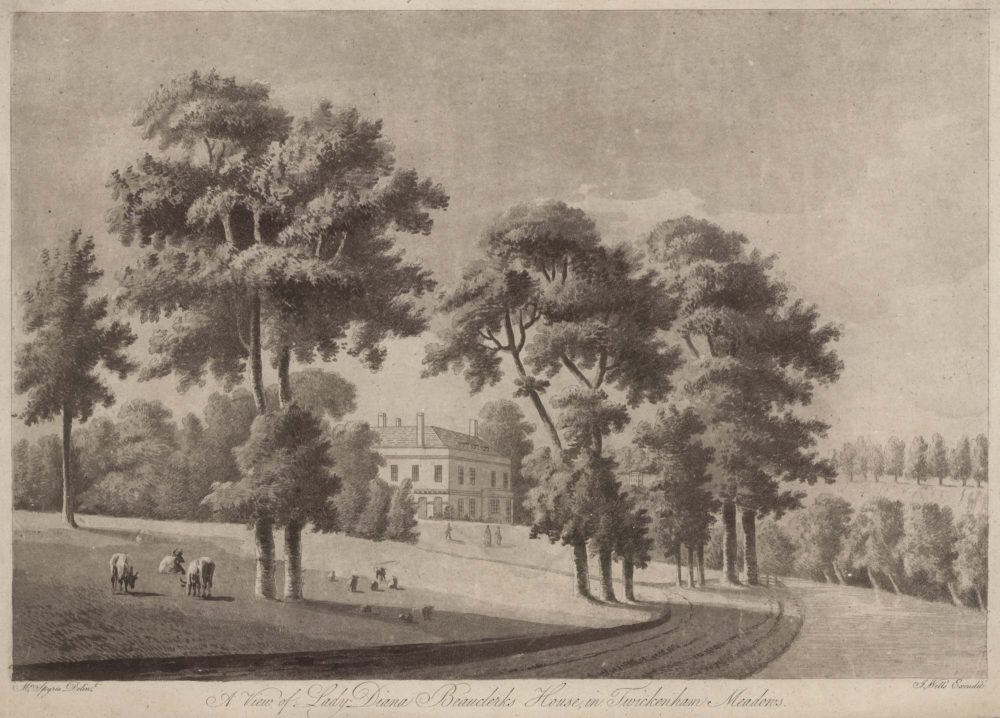 A View of Lady Diana Beauclerk’s House in Twickenham Meadows