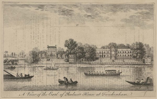 A View of the Earl of Radnors House at Twickenham