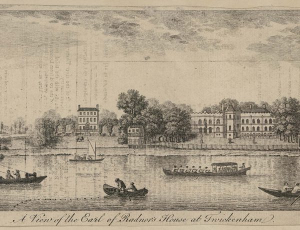 A View of the Earl of Radnors House at Twickenham
