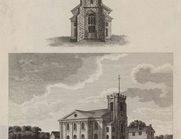 West View of Twickenham Church and N.E. View of Twickenham Church