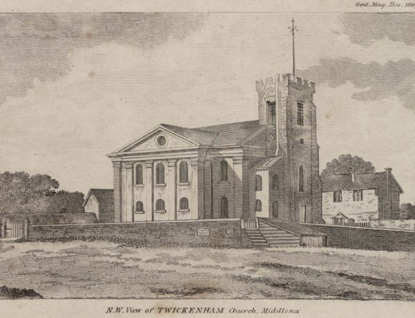 N.W. View of Twickenham Church Middlesex