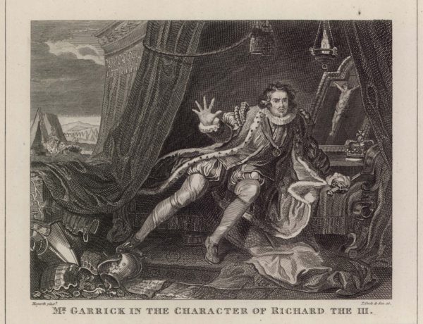 Mr Garrick in the Character of Richard the III