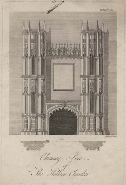 Chimney Piece of The Holbein Chamber