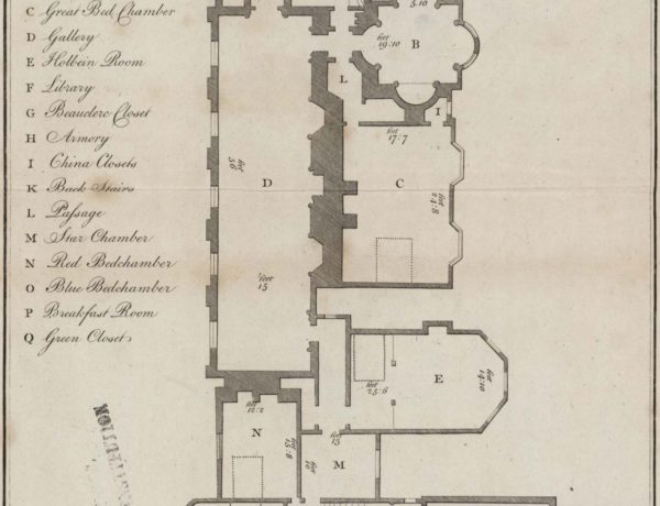 Principal Floor of Strawberry Hill 1781