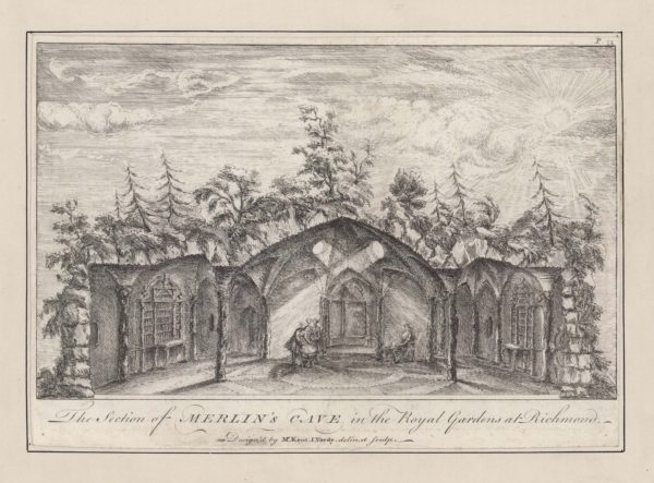 The Section of Merlin’s Cave in the Royal Gardens at Richmond