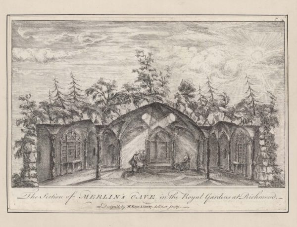 The Section of Merlin’s Cave in the Royal Gardens at Richmond