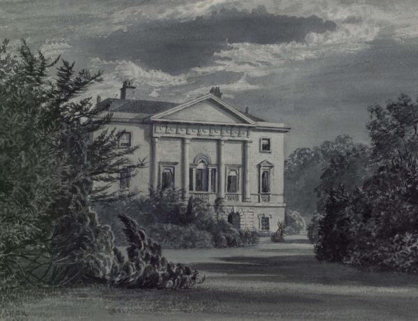 White Lodge by Moonlight