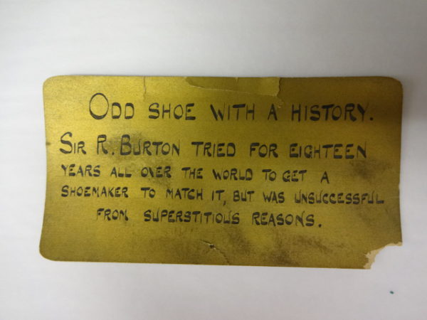 Odd Shoe With a History