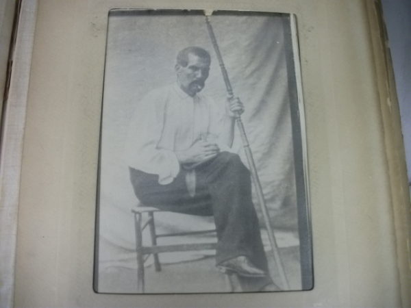 Sir Richard Burton in his tent