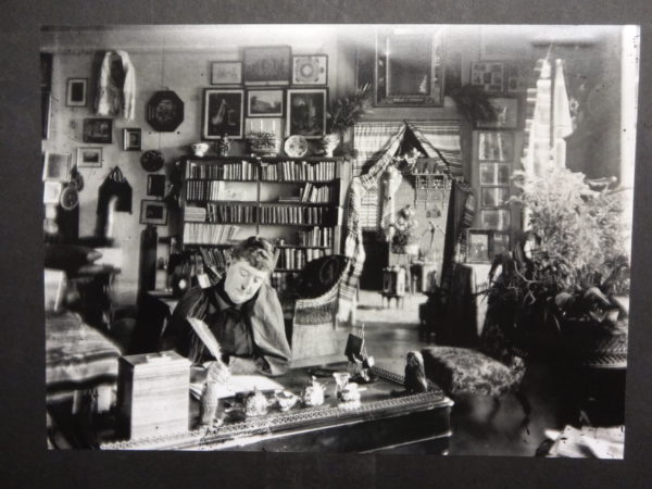 Lady Burton in the drawing room Trieste