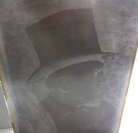 Sir Richard Burton wearing his top hat