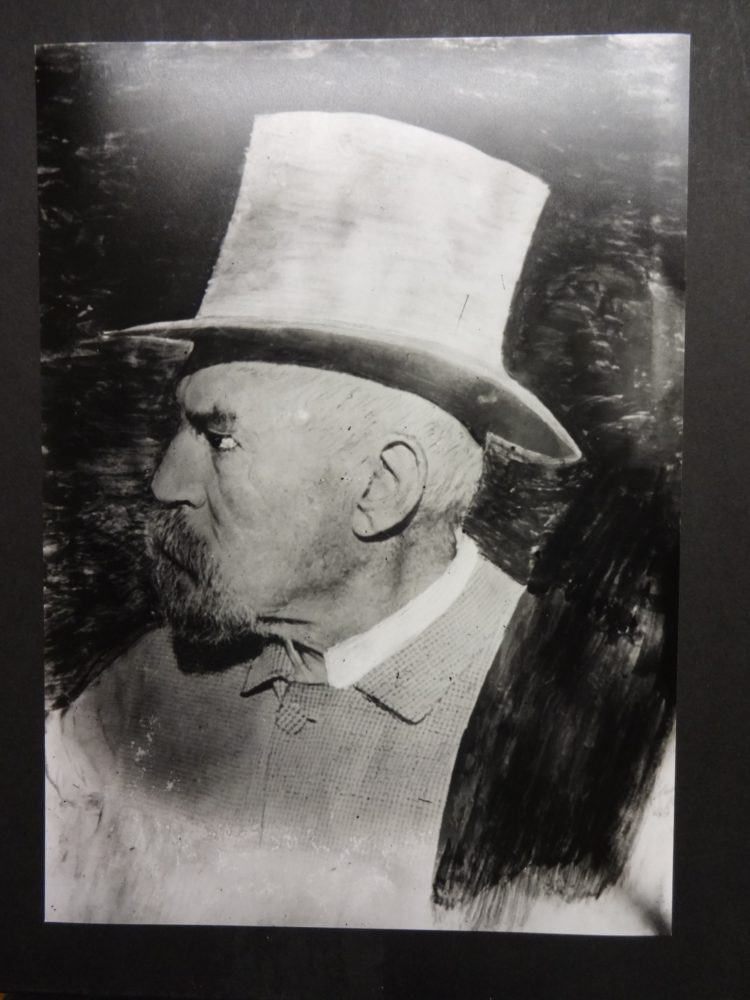 Sir Richard Burton wearing his top hat