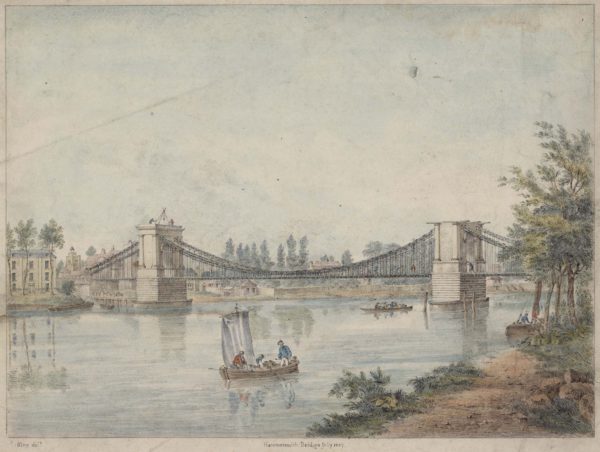 Hammersmith Bridge July 1827