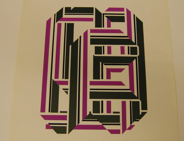 Op Art Print (Rectangle)