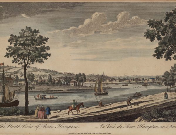 The North View of Row Hampton