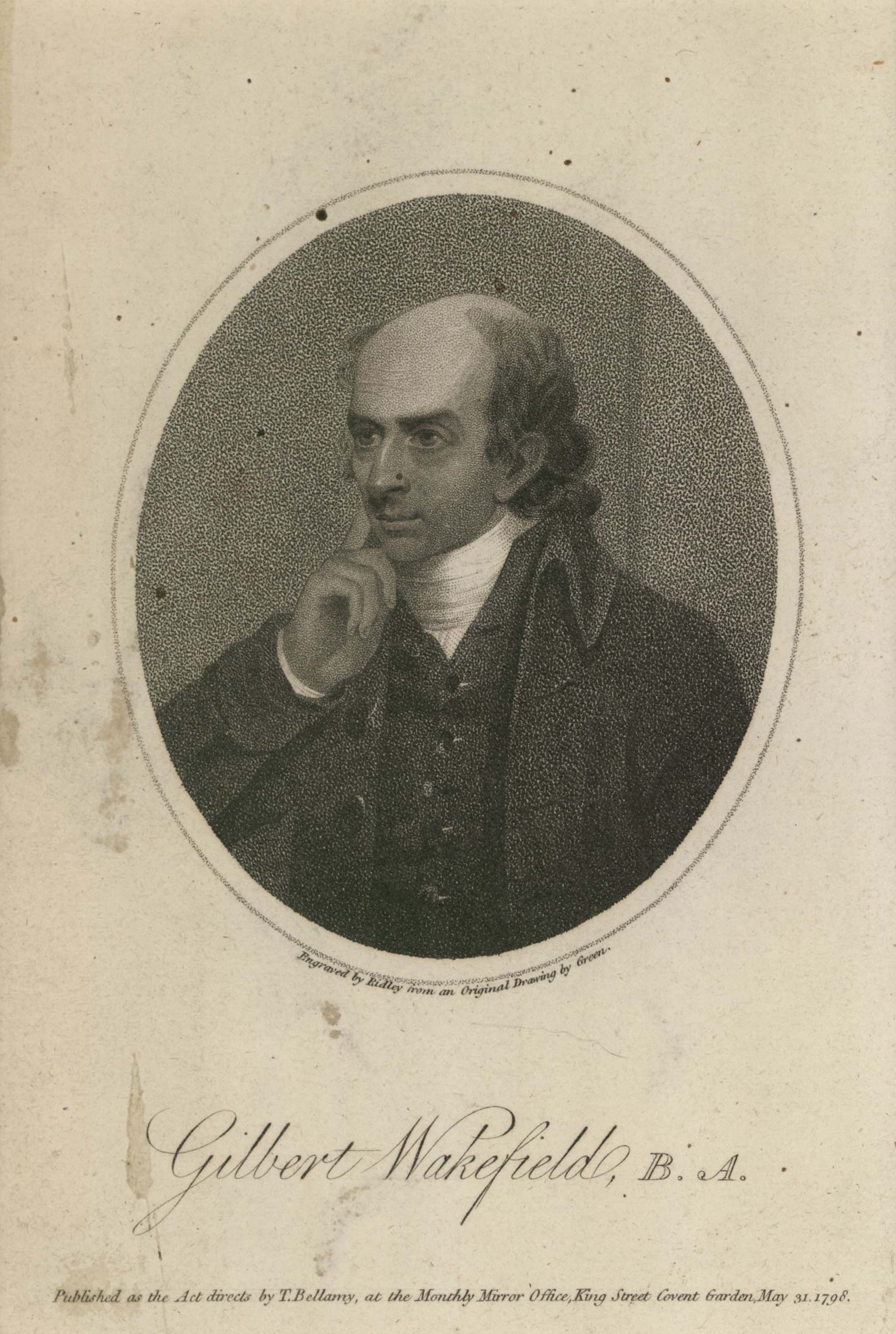 Gilbert Wakefield, B.A. Orleans House Gallery