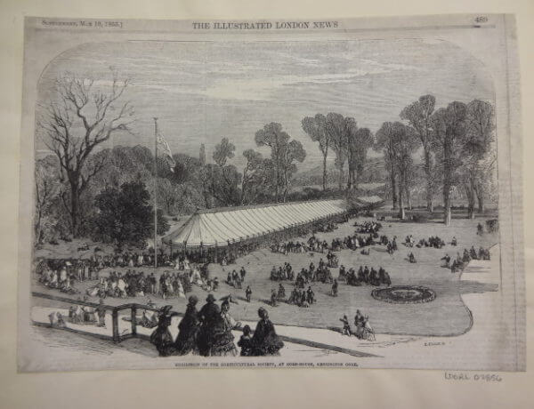 Exhibition of the Horticultural Society, at Gore-House, Kensington Gore