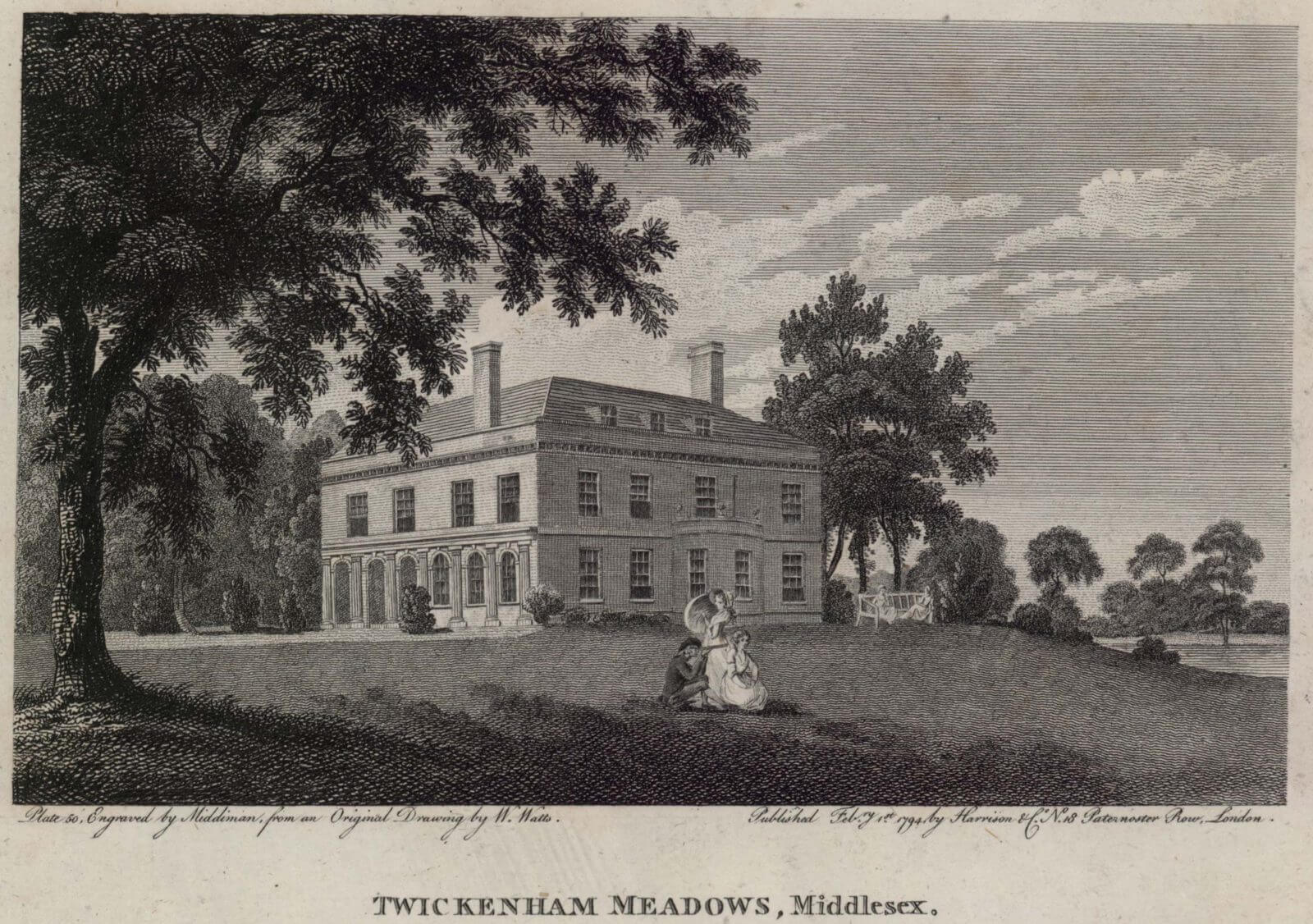 Twickenham Meadows Middlesex Orleans House Gallery