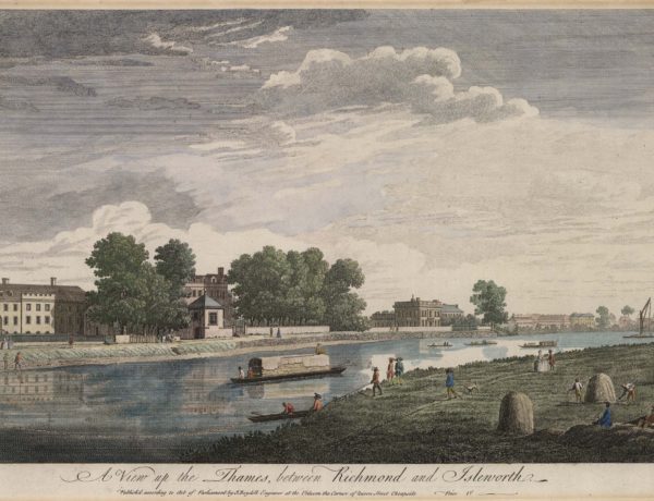 A View up the Thames between Richmond and Isleworth