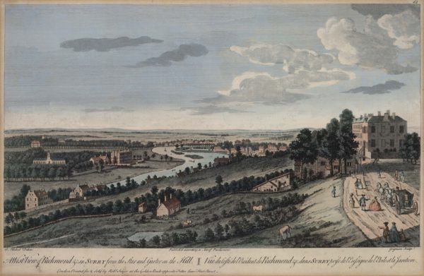A West View of Richmond Etc in Surry from the Star and Garter on the Hill