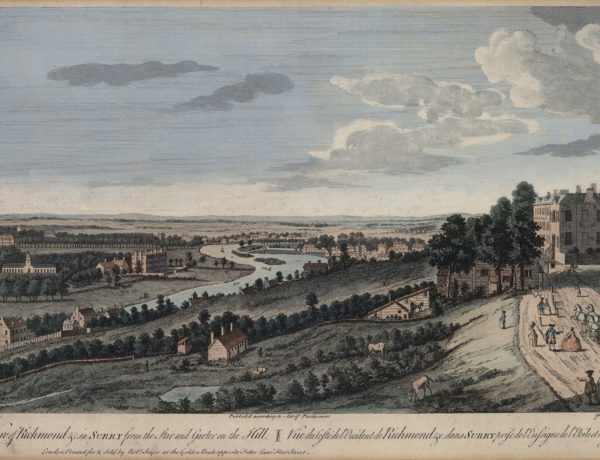 A West View of Richmond Etc in Surry from the Star and Garter on the Hill