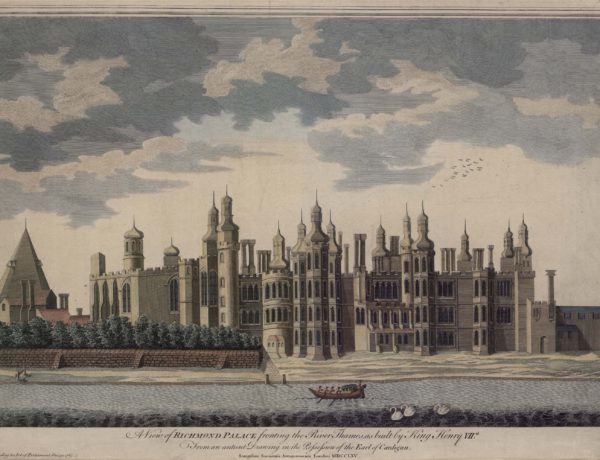 A View of Richmond Palace fronting the River Thames, as built by Henry VIIth