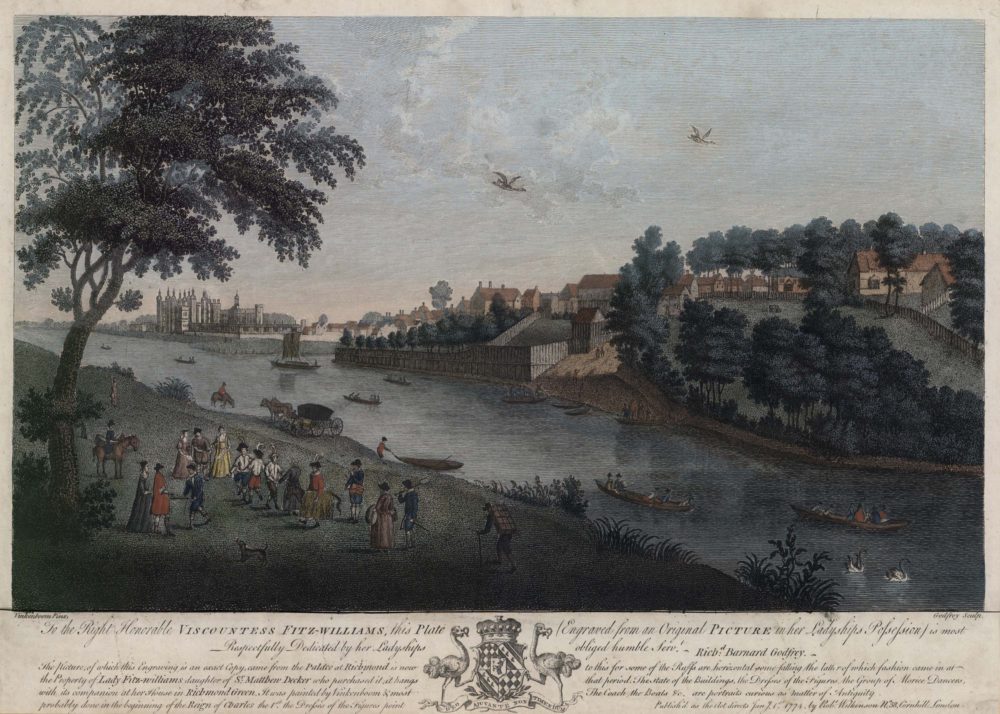 The Thames at Richmond, with the Old Royal Palace