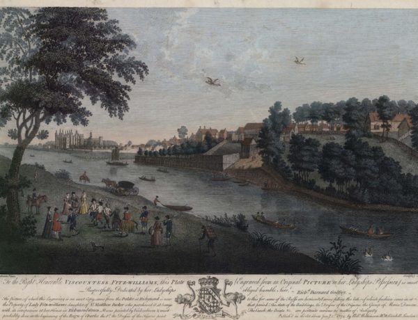The Thames at Richmond, with the Old Royal Palace