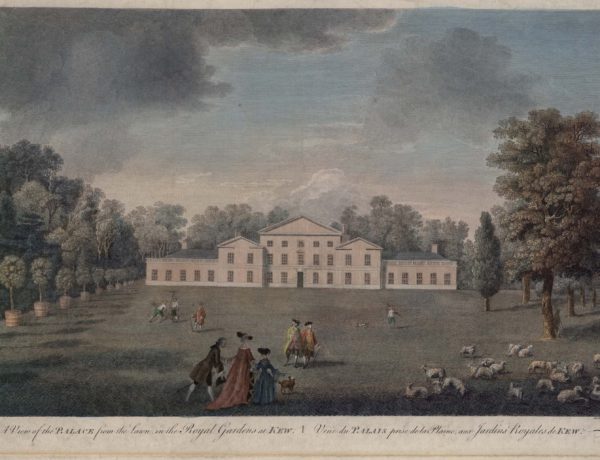 A View of the Palace from the Lawn, in the Royal Gardens at Kew