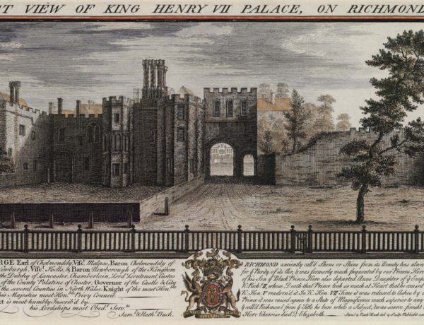 The East View of King Henry VII Palace on Richmond Green