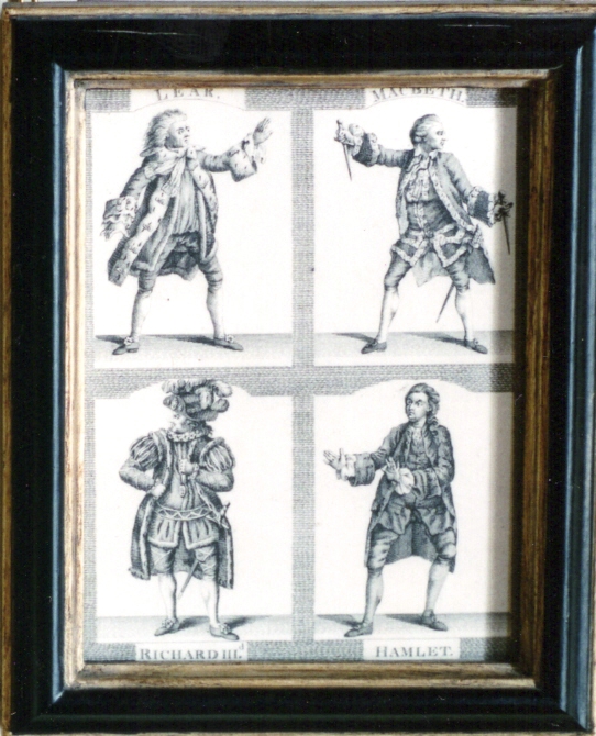 Mr. Garrick in four of his Principal Tragic Characters