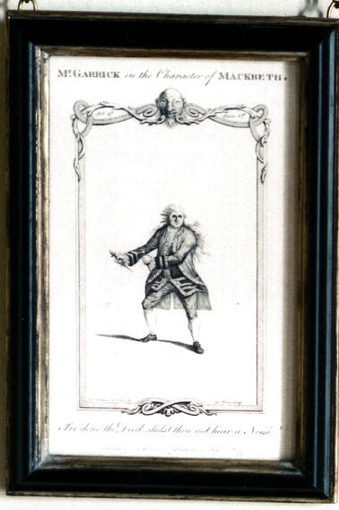 Mr Garrick in the character of Mackbeth