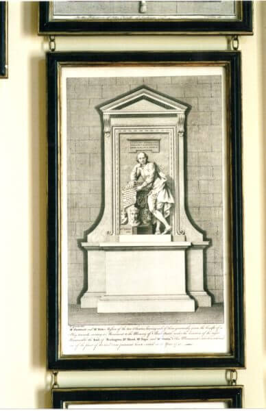 The Shakepeare monument at Westminster Abbey