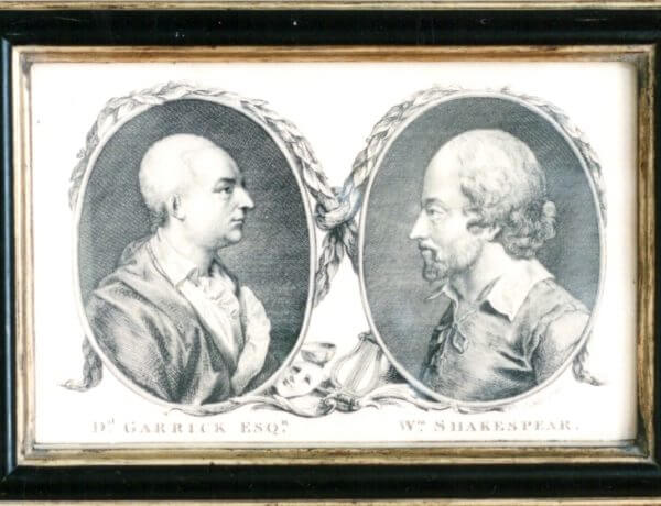 David Garrick and William Shakespeare
