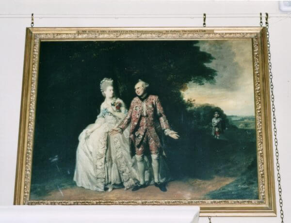 Mr & Mrs Baddely in The Clandestine Marriage