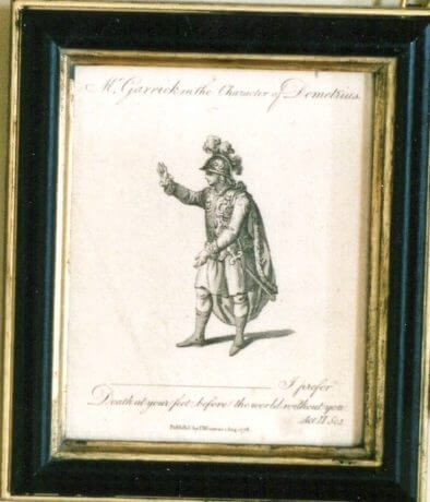 Garrick in the character of Demetrius