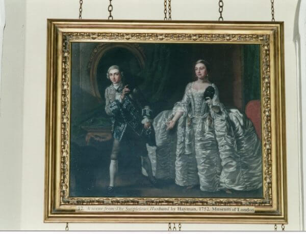 A Scene from “The Suspicious Husband”