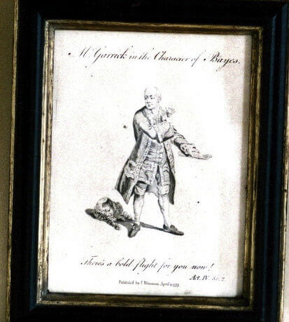 Garrick in the character of Bayes