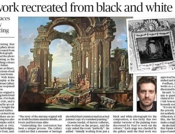 Panini in the Evening Standard